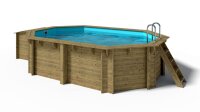 OKU OKU Holzpool EMOTION-FUN Oval 6,57 x 4,57 m Höhe 1,31 m