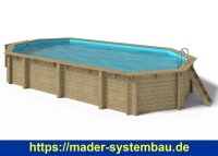 OKU OKU Holzpool EMOTION-FUN Oval 8,57 x 4,57 m Höhe...