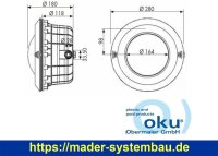 OKU Poolbeleuchtungs SET 1 x LED Birne RGB