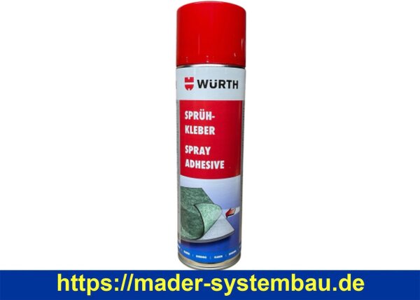 Würth Sprühkleber für Styroporbecken I 500ml  ( 0890100055 )