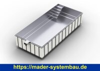 Trend VAline Skimmerpool - 1,5 m Tiefe - versch....