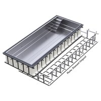 Trend VAline Überlaufpool | freistehend | 1,34 m...