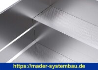 Optional -  Genoppter Boden für Trend VAline Überlaufpool - versch. Größen  ( 15246-v )