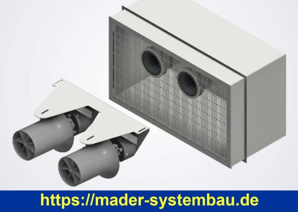 Turbinen-Gegenstromanlage für Trend VAline | Binder Hydrostar eine Turbine | max 160 m³/h ( 15350 )