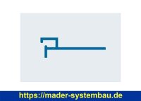 Befestigungsleiste mit Wandschlag für Keilbiese 2 Meter Stange - 100 mm breit -  ( 18075 )
