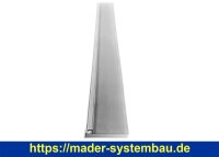 Befestigungsleiste Aluminium - Stange 2 m - Breite 105 mm  ( 18075-alu )