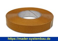 Doppelseitiges PVC-Klebeband 25 mm Breite - 50 lfm  (...