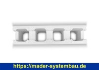 Polystyrol Schalungsstein 100 x 25 x 25 cm - EPS 30 - Styropor  ( 18485-30-sp )