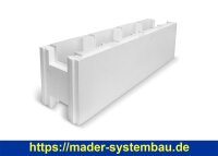 Polystyrol Schalungsstein 100 x 25 x 25 cm - EPS 40 -...