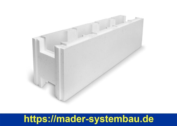 EasyStone Polystyrol Schalungsstein 100 x 25 x 30 cm - EPS 30 - Styropor  ( 18490-30-sp )