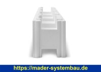 EasyStone Polystyrol Schalungsstein 100 x 25 x 30 cm -...