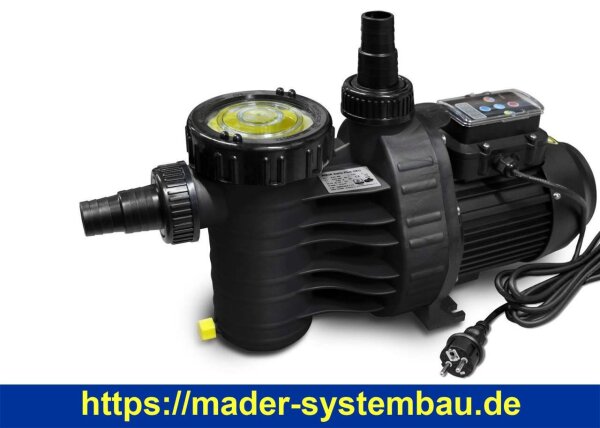 Aqua Technix Poolpumpe Aqua VARIO Plus - Drehzahlpumpe - Schwarz  ( 2072000038 )