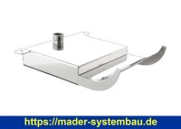 Edelstahl V2A Wasserfall CASCADE 300 mm mit RGB-Beleuchtung  ( 78270-LED )