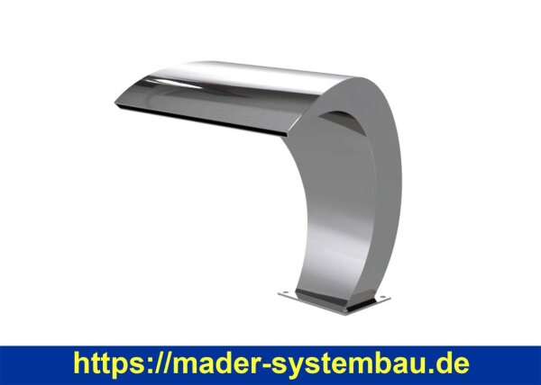 Schwalldusche Maine V4A - geschwungene Form  ( 78302 )