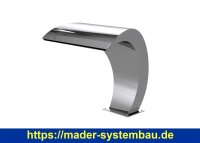 Schwalldusche Maine V4A - geschwungene Form  ( 78302 )