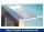 Schwalldusche Aquarius V4A und Acrylglas - gerade - eckige Form  ( 78845 )