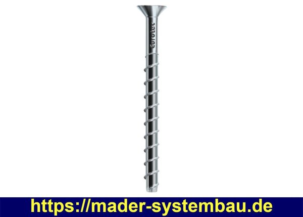 Eurotec Rock Senkkopf; Stahl verzinkt; TX40 7,5 x 80 mm VE:100