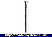 Eurotec Rock Senkkopf; Stahl verzinkt; TX40 7,5 x 80 mm...