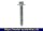 Eurotec Montageschraube Sechskant; Stahl blau verzinkt; SW8 6,3 x 100 mm VE:100