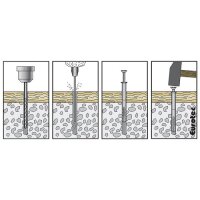 Eurotec END Nagel-Dübel SK; PZ2 Ø 6,0 x 40 mm...