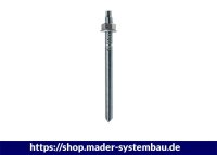 Eurotec Ankerstange; Stahl verzinkt  20,0 x 260 mm VE:5