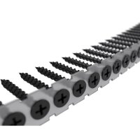 Eurotec Schnellbauschraube mit Grobgewinde; schwarz phosphatiert; PH2 3,9 x 40 mm VE:1000