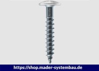 Eurotec Color-Fassadenschraube; Edelstahl A2; TX20; blank 4,8 x 32 mm VE:250