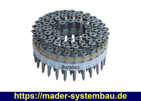 Eurotec Paneltwistec Senkkopf magaziniert; Edelstahl gehärtet; TX20 4,5 x 60 mm VE:125