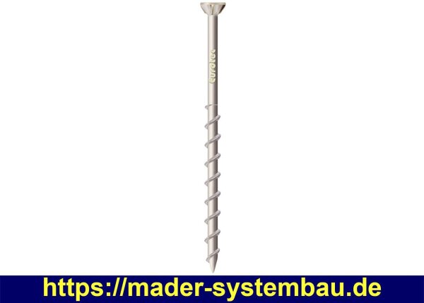 Eurotec Porenbetonschraube Senkkopf; Stahl sonderbeschichtet; TX30 8,0 x 100 mm VE:50