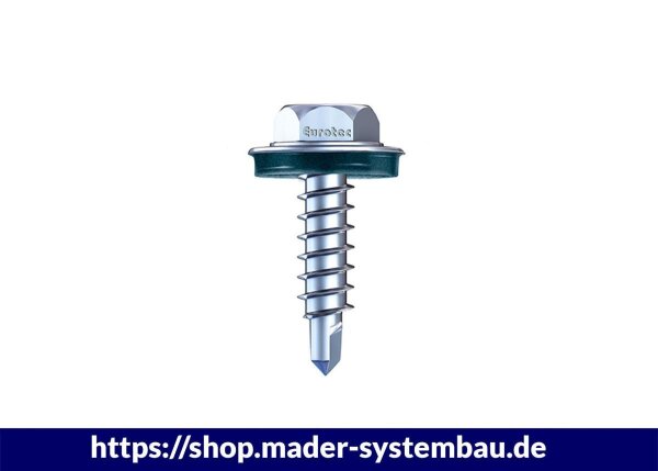 Eurotec BiGHTY-Bohrschraube Sechskant; Edelstahl gehärtet; SW8; Bohrleistung: 5 mm 5,5 x 19 mm VE:500