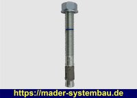 Eurotec Bolzenanker ECB-FZ-C3 10,0 x 115 mm verz. Bolzen + C3-L Clip VE:50