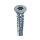 Eurotec Beton-Rahmenschraube Senkkopf; Stahl verzinkt; Kopf-Ø 11; TX30 7,5 x 102 mm VE:100