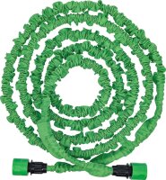 Wasserschlauch | Textil | flexibel | mit Garten-Handbrause mit 7 Funktionen | 3 - 10 m