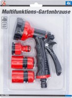 Multifunktions-Garten-Handbrause | mit 6 Funktionen | 5-tlg.