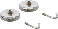 Magnet-Haken | rund | Ø 34 mm | 2-tlg. | 3,5 kg