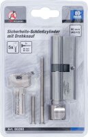 Sicherheits-Türzylinder | mit Drehknauf | 80 mm